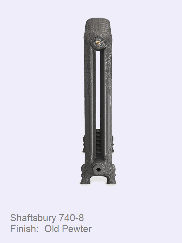 Shaftsbury Cast Iron Radiator 740mm High, 16 Sections